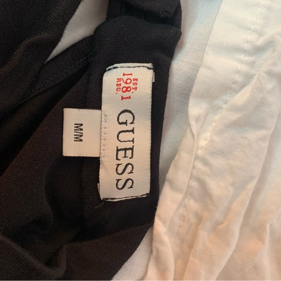 Guess sleeveless top cowl neckline M button back collar - Picture 7 of 10